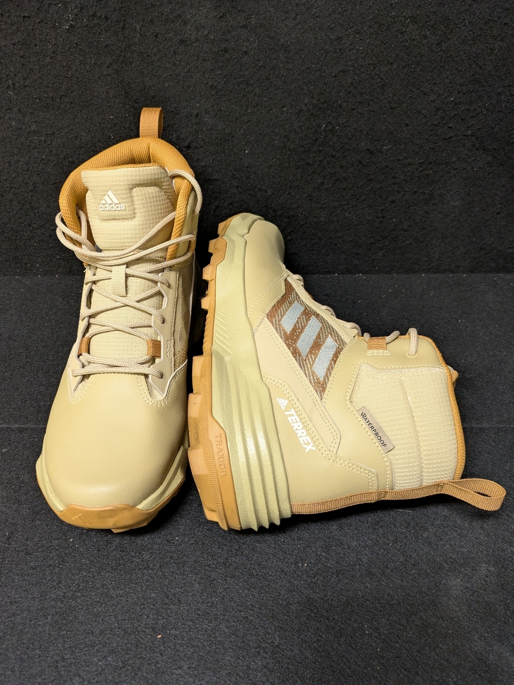 adidas Terrex Mid Waterproof Boots in Tan